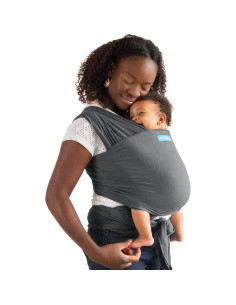Portabebés tipo Sling Moby Baby Wrap Asfalto 3.6-15kg 2