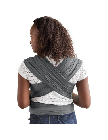 Portabebés tipo Sling Moby Baby Wrap Asfalto 3.6-15kg