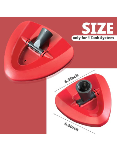 Base de Reemplazo para Mop Giratorio Koolstuffs 16x16cm