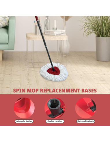 Base de Reemplazo para Mop Giratorio Koolstuffs 16x16cm