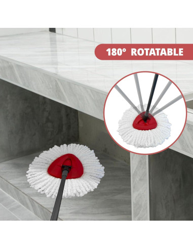 Base de Reemplazo para Mop Giratorio Koolstuffs 16x16cm