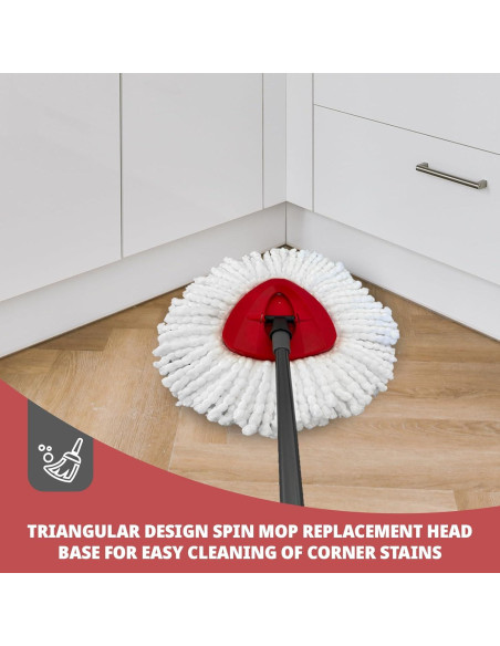 Base de Reemplazo para Mop Giratorio Koolstuffs 16x16cm