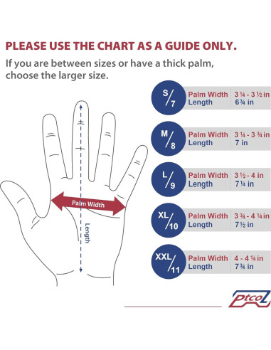 Guantes de Trabajo PTCOL PU Recubiertos - 12 Pares XL Negro