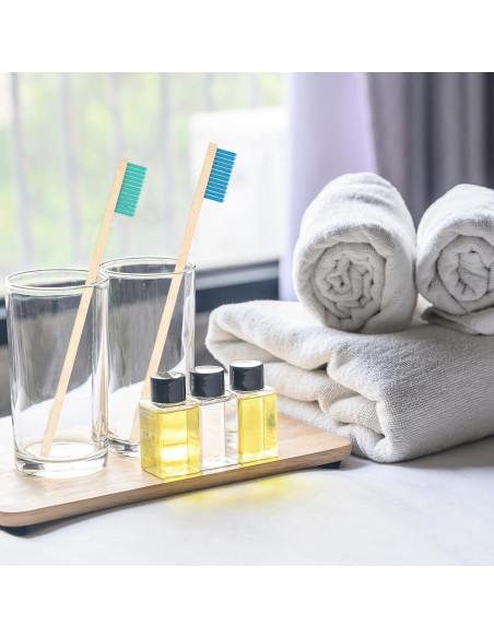 200 Cepillos de Dientes de Bambú Vesici Suaves y Ecológicos 200 Cepillos de Dientes de Bambú Vesici Suaves y Ecológicos