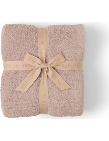Manta CozyChic Barefoot Dreams Mujer Sauce Beige Rosa 153x114cm