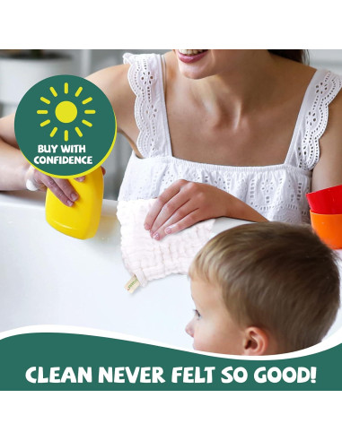 Toallitas de Muselina VIVANA 30 Piezas 30x30 cm Algodón Suave