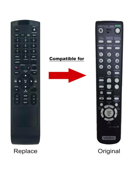 Control Remoto ECONTROLLY RMT-V402C para Sony VCR VHS Control Remoto ECONTROLLY RMT-V402C para Sony VCR VHS