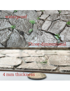 Paneles 3D Autoadhesivos PVC Piedra Simulada 30x30 cm - 10 Pcs 2