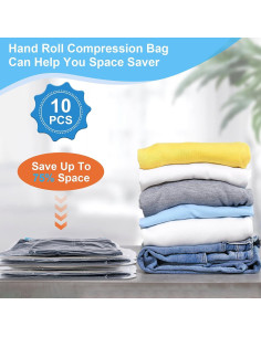 Bolsas de Compresión YXYL 10 PCS para Viaje y Almacenamiento 2