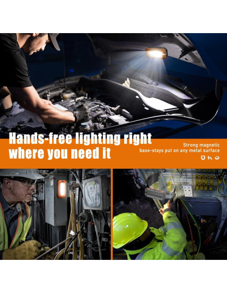 Luz de Trabajo LED Recargable M KARMATER 7000mAh IPX6 1200 Lúmenes