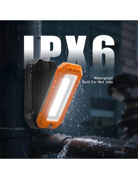 Luz de Trabajo LED Recargable M KARMATER 7000mAh IPX6 1200 Lúmenes