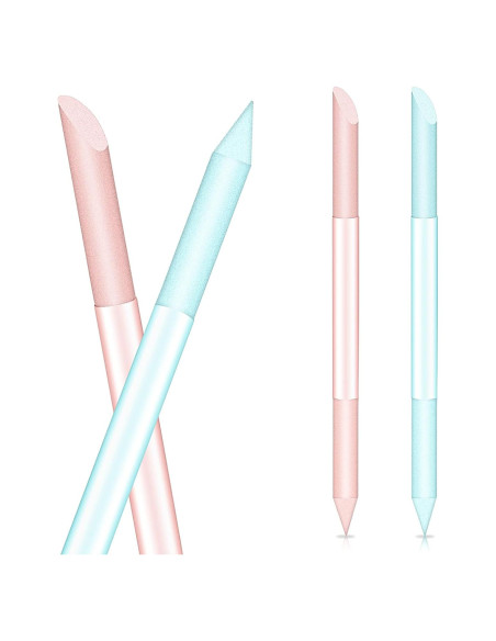 Juego de Empujadores de Cutículas de Vidrio Sliverdew 2 Piezas