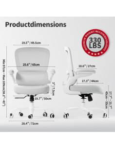 Silla de Oficina Ergonómica TRALT YX001-4 con Soporte Lumbar 2