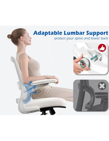 Silla de Oficina Ergonómica TRALT YX001-4 con Soporte Lumbar