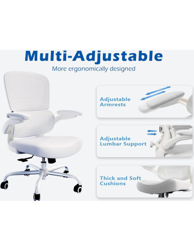 Silla de Oficina Ergonómica TRALT YX001-4 con Soporte Lumbar