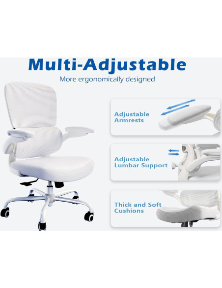 Silla de Oficina Ergonómica TRALT YX001-4 con Soporte Lumbar