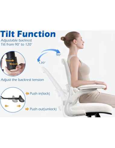 Silla de Oficina Ergonómica TRALT YX001-4 con Soporte Lumbar