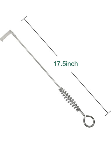 Herramienta de ceniza Quantfire 45.7 cm con tenedor para parrillas