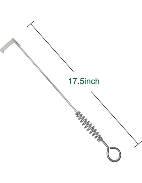 Herramienta de ceniza Quantfire 45.7 cm con tenedor para parrillas
