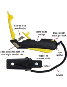 Cortador de Cajas Veltec EZ-2000 Amarillo, 3 Profundidades 2