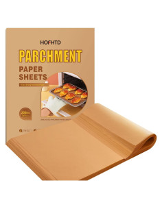 200 Hojas de Papel Pergamino HOFHTD 30.48x40.64cm Anti-adherente