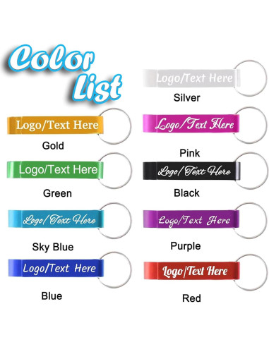 10 Llavero Abrebotellas Personalizado BEXOA con Grabado