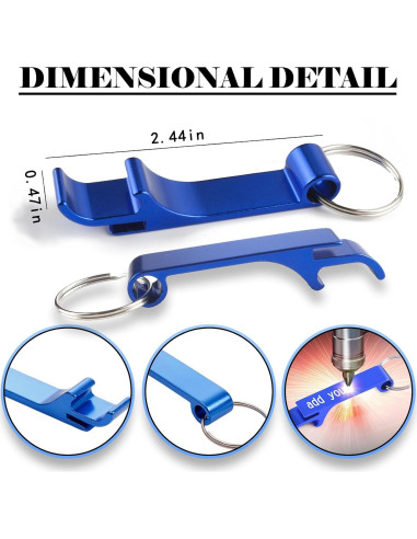 10 Llavero Abrebotellas Personalizado BEXOA con Grabado