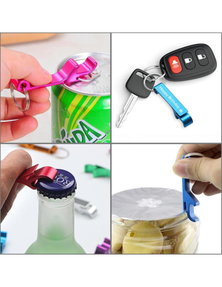 10 Llavero Abrebotellas Personalizado BEXOA con Grabado