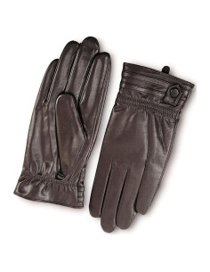 Guantes de Cuero Táctiles YISEVEN para Hombre 100% Piel de Oveja