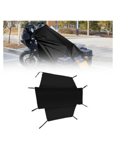 Cubierta de Asiento de Motocicleta Dream Apparel M Negra
