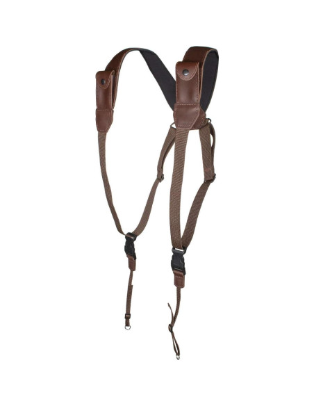 Arnés de Pecho COIRO para Cámara DSLR - Cuero Marrón