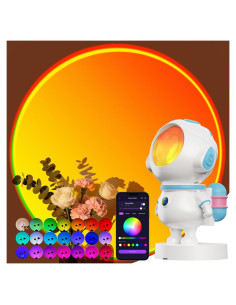 Proyector de Lámpara de Atardecer Astronauta XEBKOR RGB