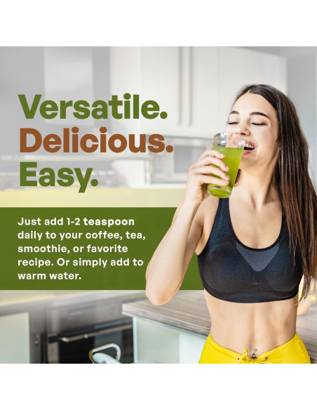 Polvo de Espirulina Orgánica Go Nutra 0.45 kg - Superalimento Vegano