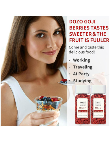 Berries de Goji Secas DOZO 400g | Snack Natural Sin Aditivos