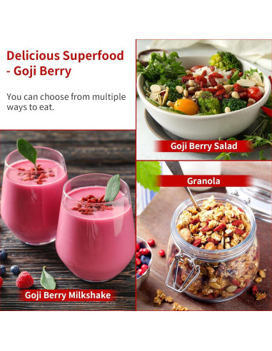 Berries de Goji Secas DOZO 400g | Snack Natural Sin Aditivos