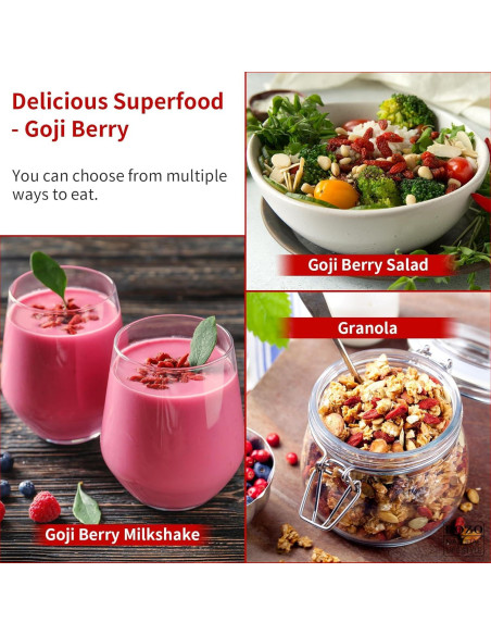 Berries de Goji Secas DOZO 400g | Snack Natural Sin Aditivos