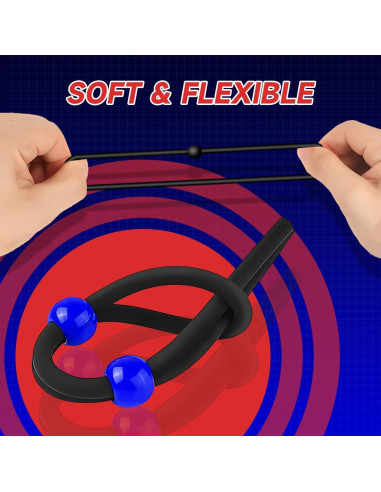 7 Pcs Anillos de Silicona Genérico para Hombres - Placer Intenso