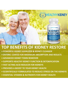 Suplemento Salud Renal Healthy Kidney 30 Cápsulas 2
