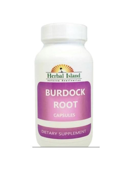 Cápsulas de Bardana Vegetales Isla Herbal 120 Unidades