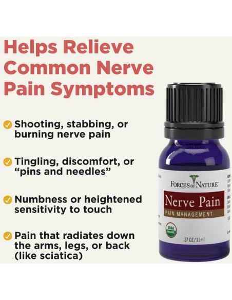 Manejo del Dolor Nervioso Forces of Nature 10.95 ml Orgánico