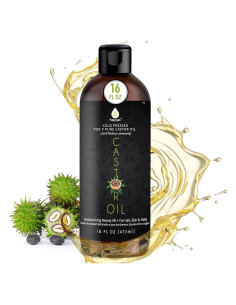 Aceite de Ricino Pursonic 473ml Prensado en Frío 100% Puro