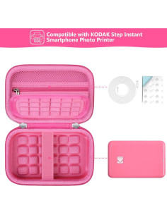 Funda Dura KODAK Step Rosa - Impresora Móvil Inalámbrica 2