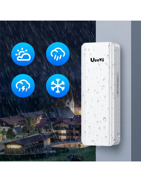 Puente Inalámbrico Gigabit UeeVii CPE850 5.8GHz 5KM Exterior