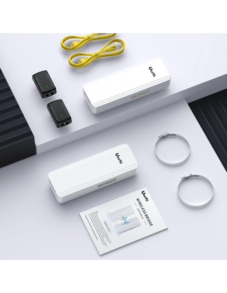 Puente Inalámbrico Gigabit UeeVii CPE850 5.8GHz 5KM Exterior
