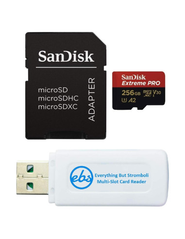 Tarjeta de Memoria Micro SD SanDisk Extreme Pro 256GB UHS-1 U3