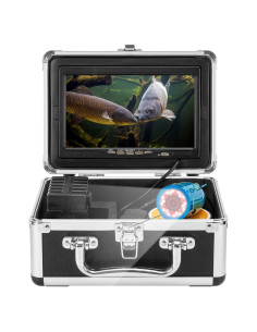 Cámara de Pesca Submarina JQKJCAM HD 7" 36 Luces IP68 30M