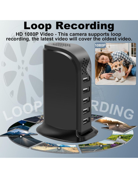 Cámara de Seguridad FUXGZ WiFi HD 1080P con Detección de Movimiento Cámara de Seguridad FUXGZ WiFi HD 1080P con Detección de Movimiento