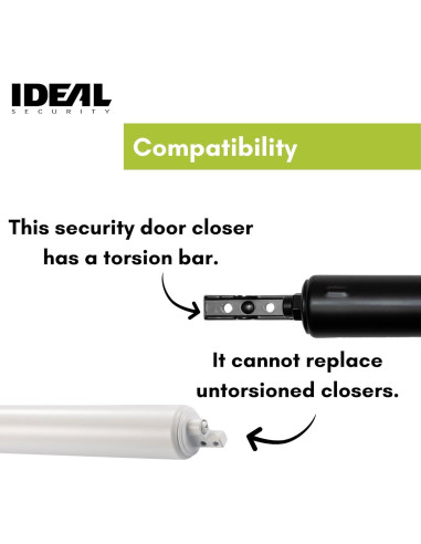 Cerradura Neumática Pesada Ideal Security BK8160, 26.67 cm