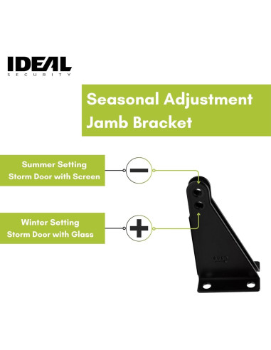 Cerradura Neumática Pesada Ideal Security BK8160, 26.67 cm