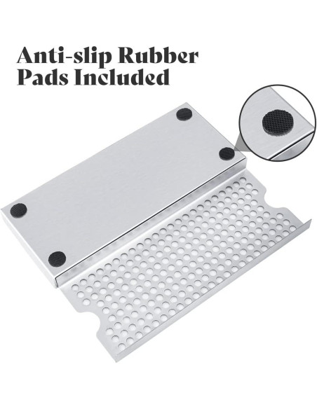 Bandeja de Goteo de Cerveza TMCRAFT Acero Inoxidable 30.48x12.7cm